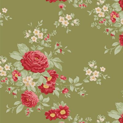 Tilda Merry Little Christmas Carol Moss Cotton