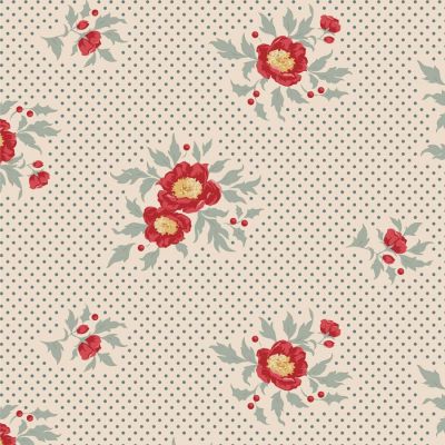 Tilda Merry Little Christmas Joy Blue Cotton