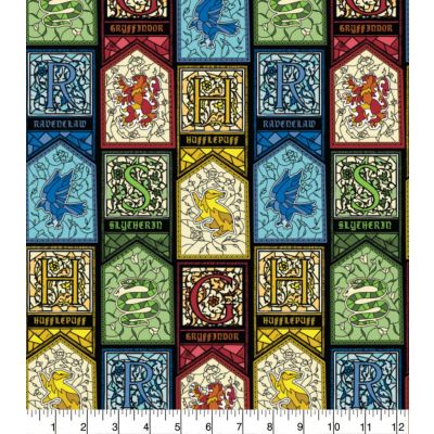 Harry Potter Stained Glass 3 Cotton