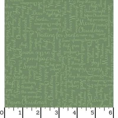 Wrendale one snowy christmas cotton green