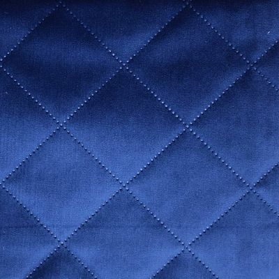 Quilted Velvet Navy