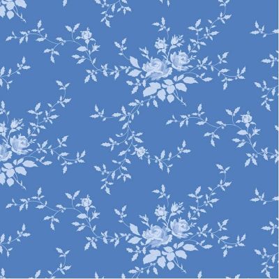 Tilda Something Blue Fabric Noel Cornflower