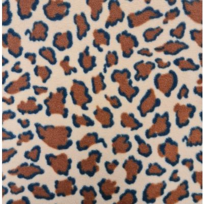 Fleece, Leopard Print Beige