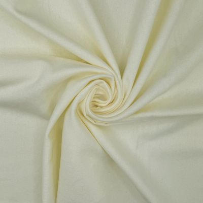 Soft, Brushed, 100% Cotton,110cm wide, Plain Winceyette (Flannel/Flannelette) Cream