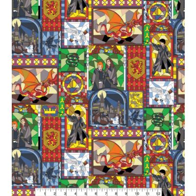 Harry Potter Stained Glass Cotton