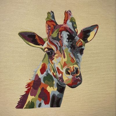 Tapestry Giraffe Panel