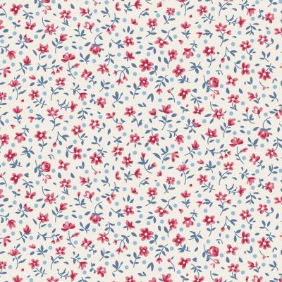 Tilda Village Life Mae Cream Cotton