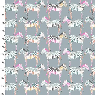 Zebra Dazzle Zebra Row 100% Cotton