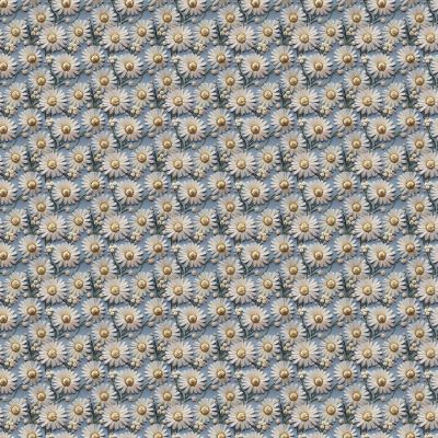 3D Daisies Polycotton
