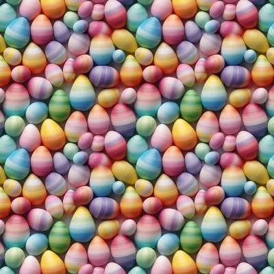 3d Easter Eggs Cotton