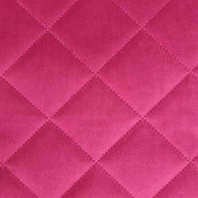 Quilted Velvet Hot Pink