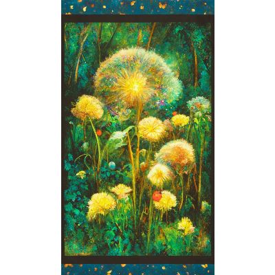 Night Fable Garden Dandelion Panel