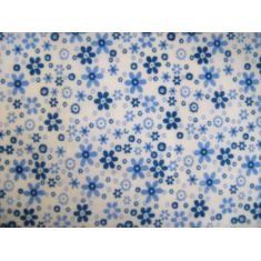 Polycotton, Blue Flower