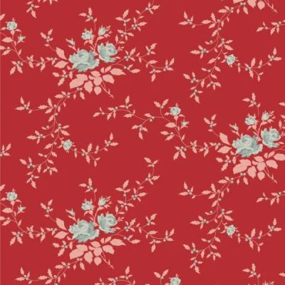 Tilda Merry Little Christmas Noel Red Cotton