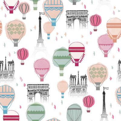 Sketches of Paris Balloon Cotton
