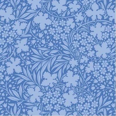Tilda Something Blue Fabric Bushbloom Cornflower
