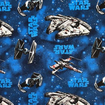 Star Wars Rebel Ships Blue Cotton