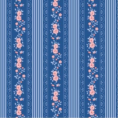 Tilda Something Blue Fabric Claramay Denim