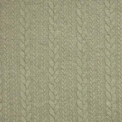 Heathered Cable Jacquard Knit, Olive