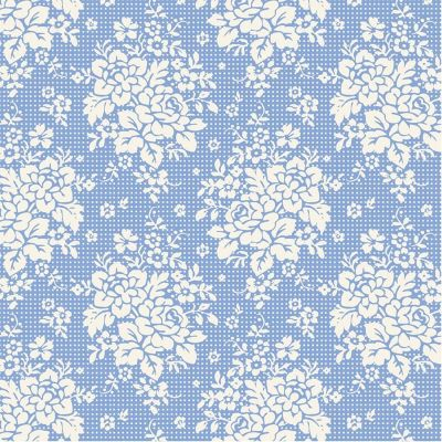Tilda Something Blue Fabric Picknic Sky