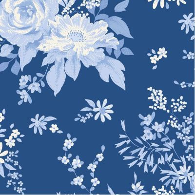 Tilda Something Blue Fabric Wildgarden Night