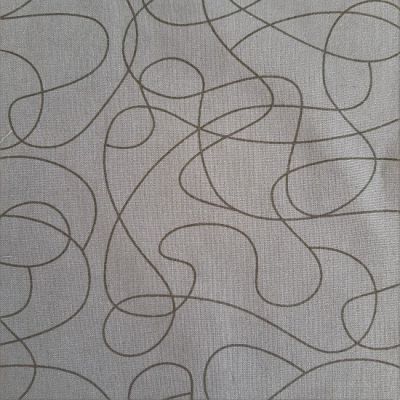 Squiggle Quilt Backing Dark Grey Cotton