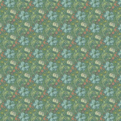 Golden Lily Green Ploycotton