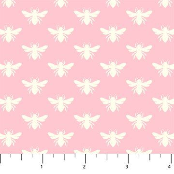 Local Honey Bee Dot Blush Cotton