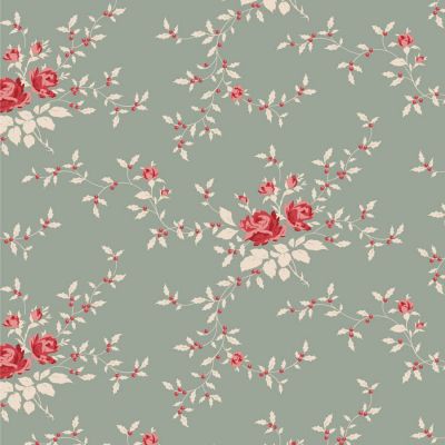 Tilda Merry Little Christmas Noel Duck Egg Cotton