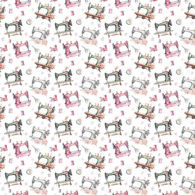 Sewing Machine Polycotton