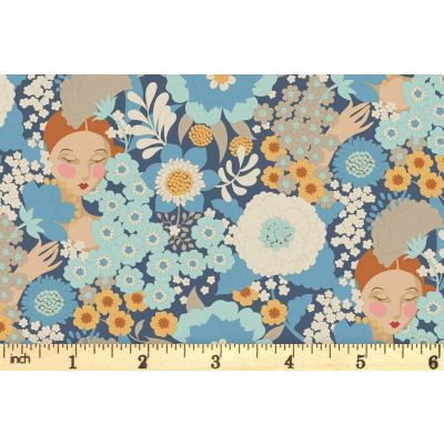 Tilda Wallflower Blue