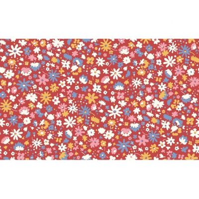 Liberty Carnaby Bloomsbury Blossom Red Cotton