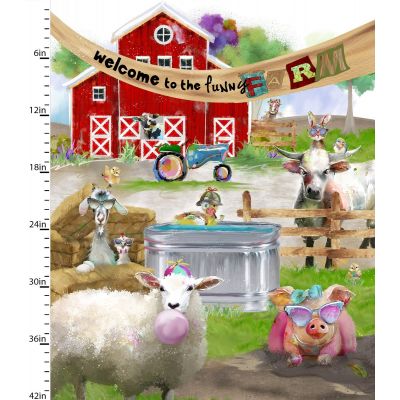 Funny Farm, Barn Scene Panel