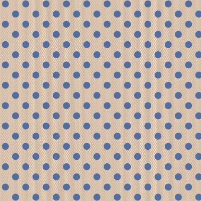 Tilda Creating Memories, Woven Polka Dot Blue