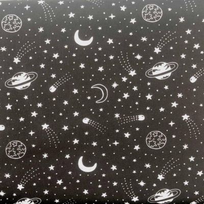Outer Space Shooting Stars Cotton