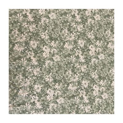 Hope Chest Florals Green Ivory Cotton