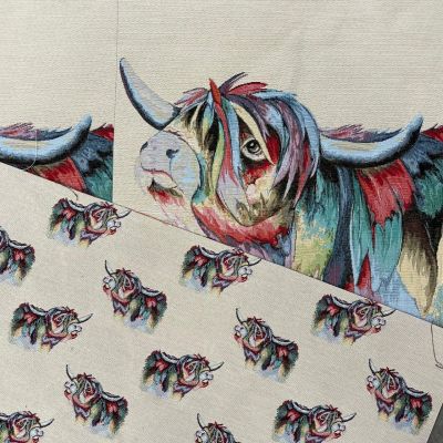 Tapestry Bull Panel