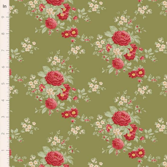 Tilda Merry Little Christmas Carol Moss Cotton