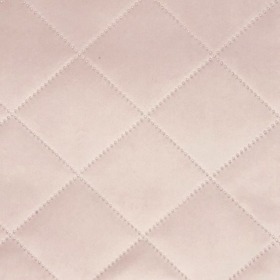 Quilted Velvet baby pink