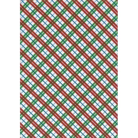 Liberty Fabrics - Deck The Halls In Check 1666886B