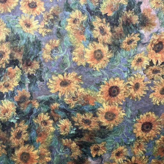 Van Gogh Sunflowers Velvet