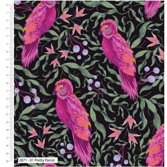 Parrots in Paradise, Pretty parrot Cotton