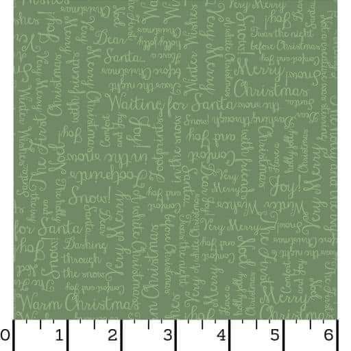 Wrendale one snowy christmas cotton green