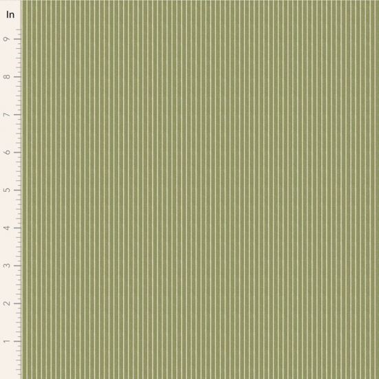 Tilda Creating Memories, Woven Strip Green