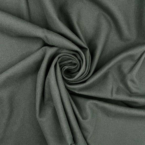 Soft, Brushed, 100% Cotton,110cm wide, Plain Winceyette (Flannel/Flannelette) Dark Grey