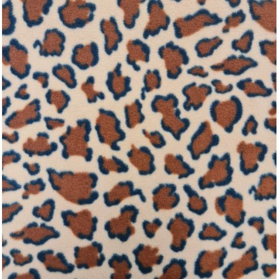 Fleece, Leopard Print Beige