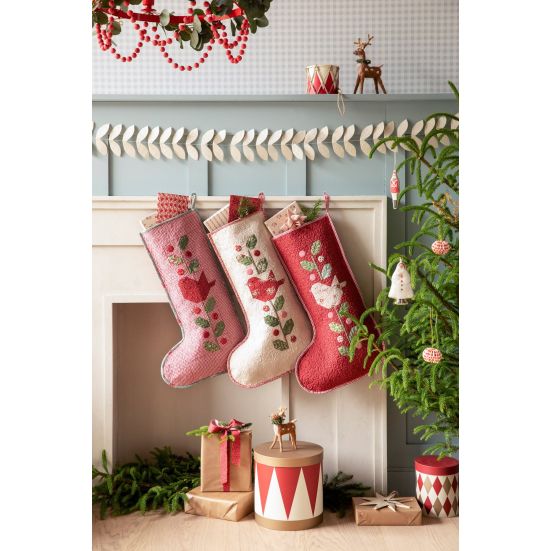 Tilda Merry Little Christmas Joy Blue Cotton