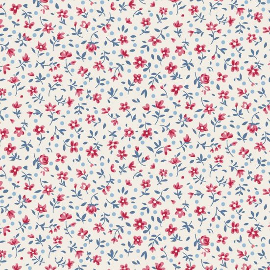 Tilda Village Life Mae Cream Cotton