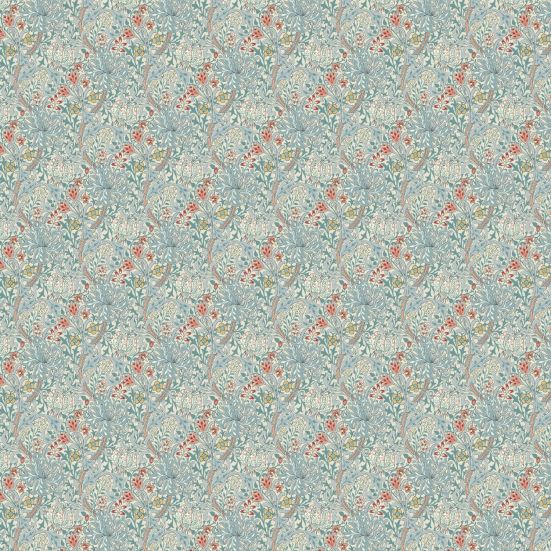 Golden Lily Cornflower Polycotton