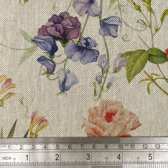 Classic Floral Cotton Canvas